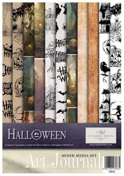Zestaw kreatywny MS004 (HS code 48021000) Art Journal Halloween