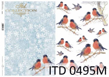 Papier decoupage (HS code 48025700) D0495M