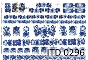 Papier decoupage (HS code 48025700) D0296M